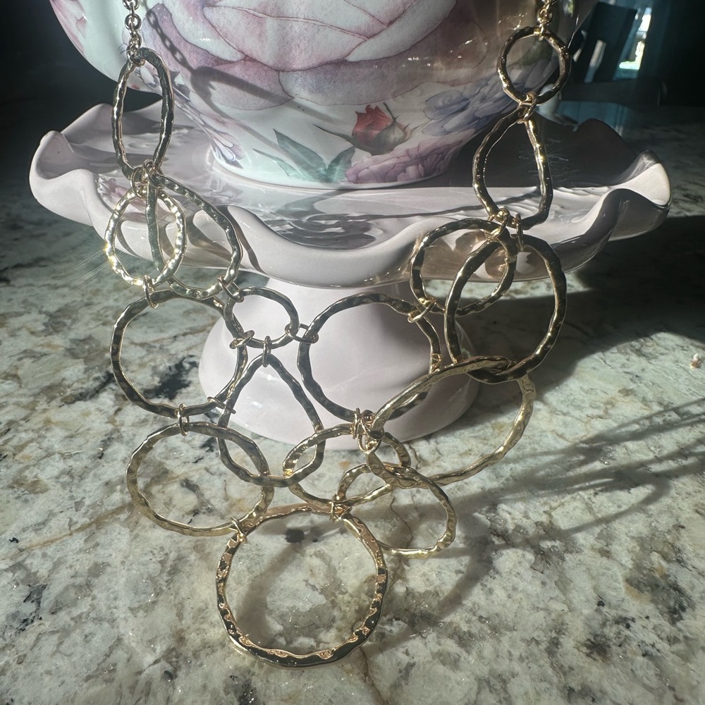 INC International Concepts Gold Geometric Necklace